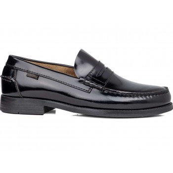 Mocasín negro para hombre 16100 PURE CONFORT