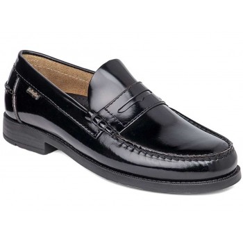 Mocasín negro para hombre 16100 PURE CONFORT