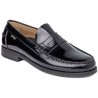 Black moccasin for men 16100 PURE CONFORT