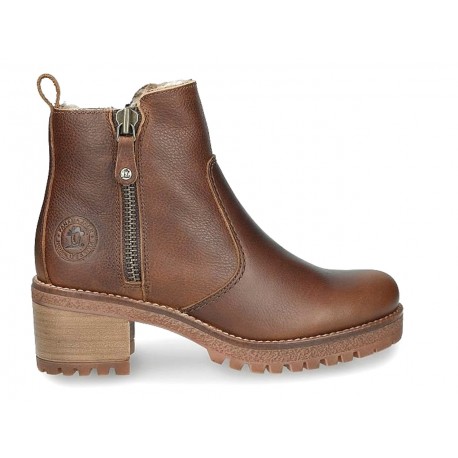 bottes fourrées cuir pour femme